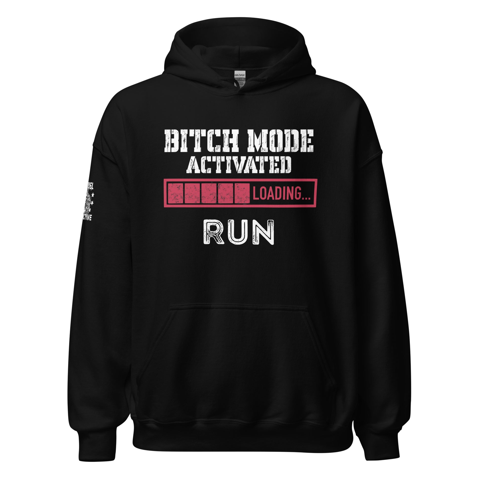 Bitch Mode Activated – Funny NSFW Women's Black Hoodie  Infidel Collective