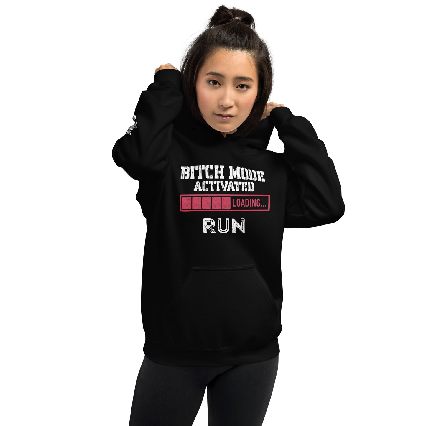 Bitch Mode Activated – Funny NSFW Women's Black Hoodie  Infidel Collective