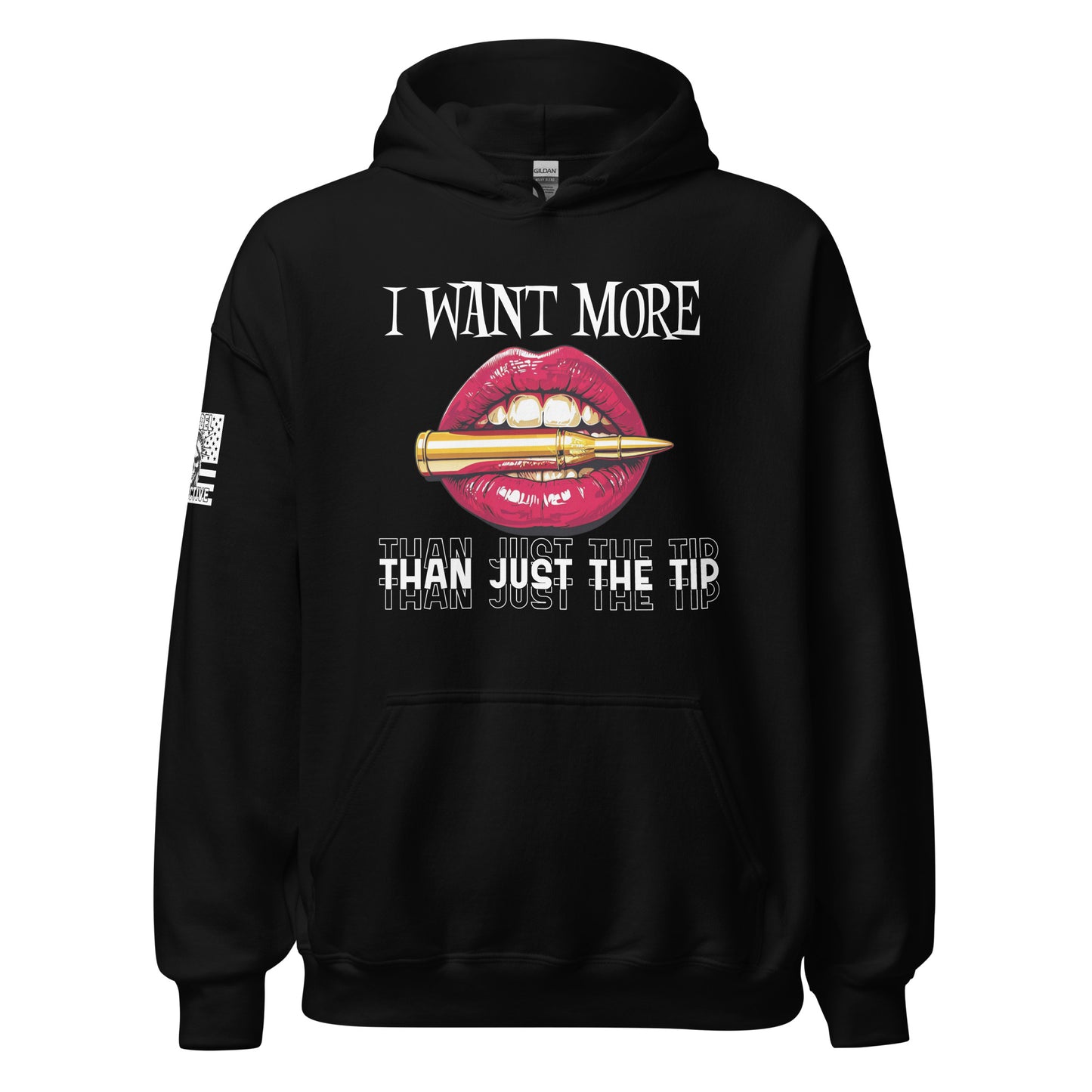 I Want More Than Just the Tip NSFW Women's Black Hoodie  Infidel Collective