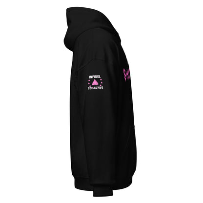 I’m a Shitshow Hoodie-Pink on Black  Infidel Collective