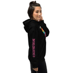 Yeah I’m Inked But Cold AF women’s front print black hoodie from Infidel Collective