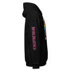 Yeah I’m Inked But Cold AF women’s front print black hoodie from Infidel Collective