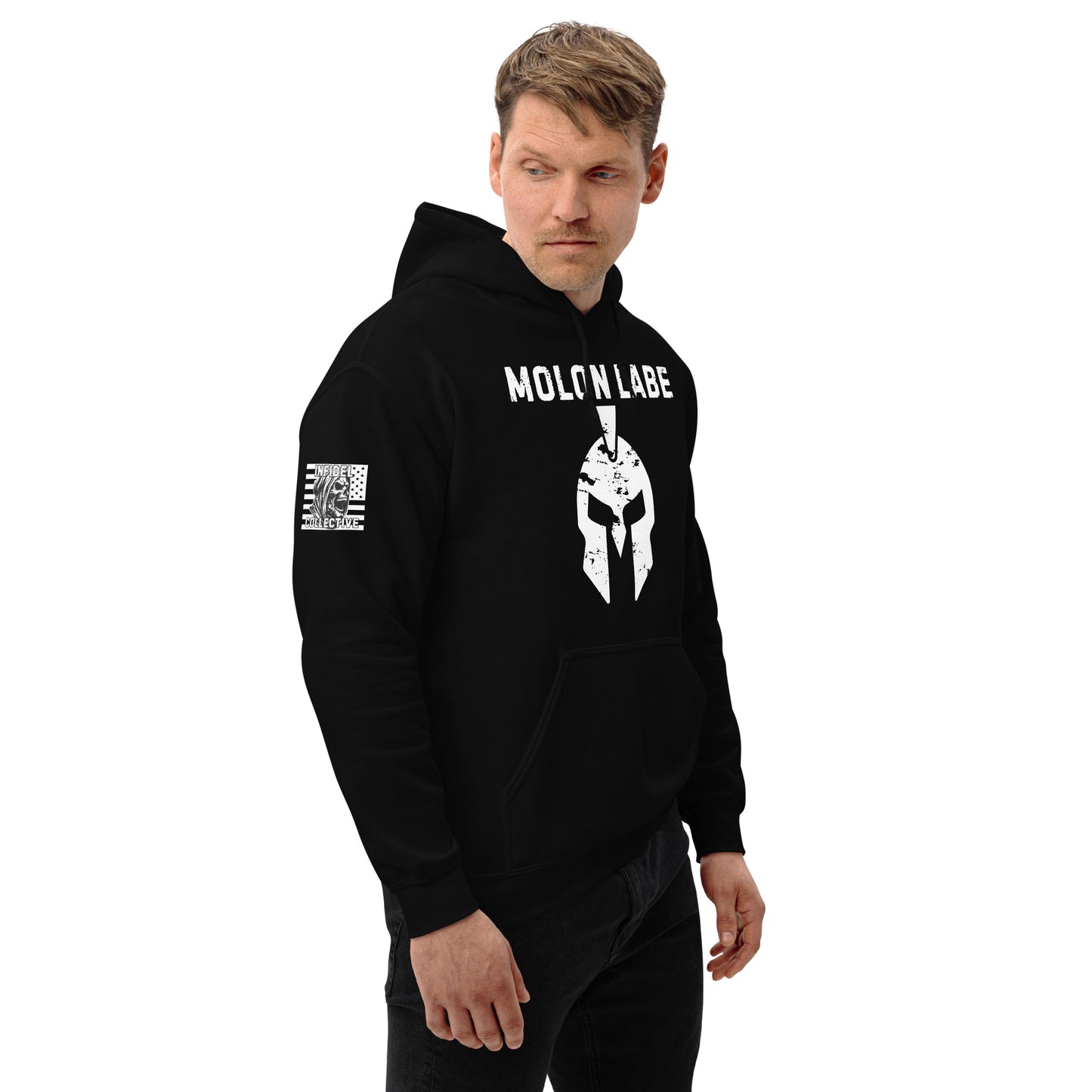 Black Molon Labe Hoodie – 2A Spartan's Stance  Infidel Collective