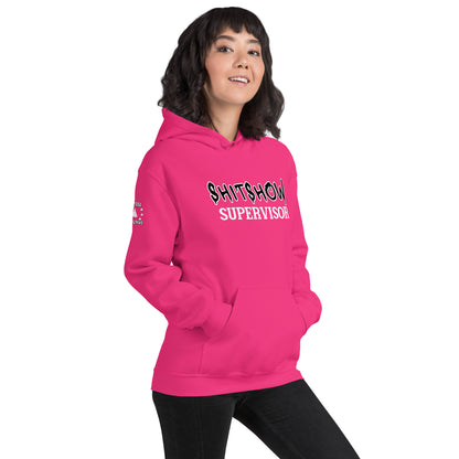 Shitshow Supervisor Bright Pink Hoodie  Infidel Collective