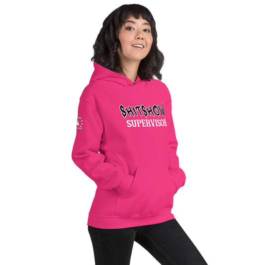 Shitshow Supervisor Bright Pink Hoodie  Infidel Collective