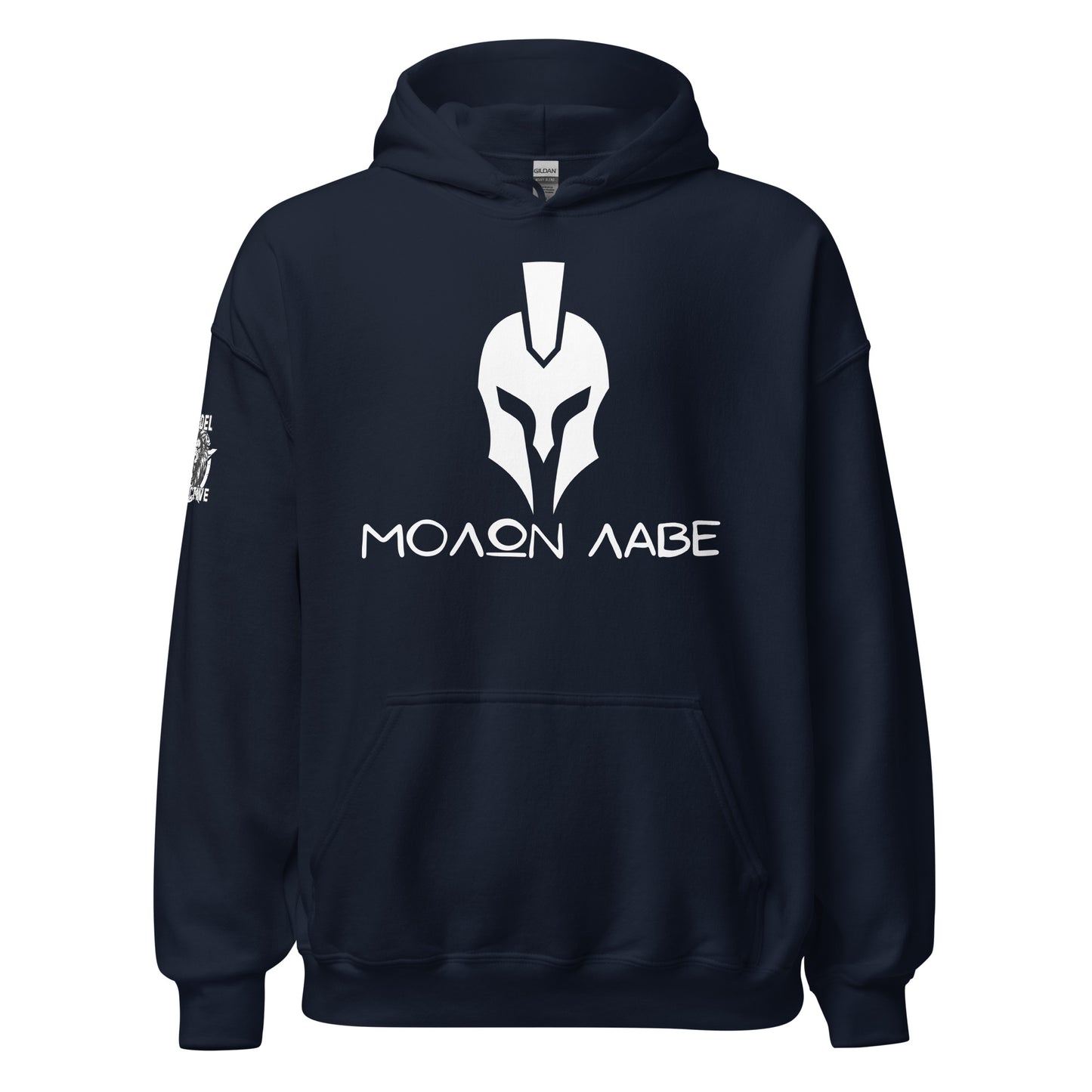 Molon Labe Spartan's Code Navy Hoodie  Infidel Collective