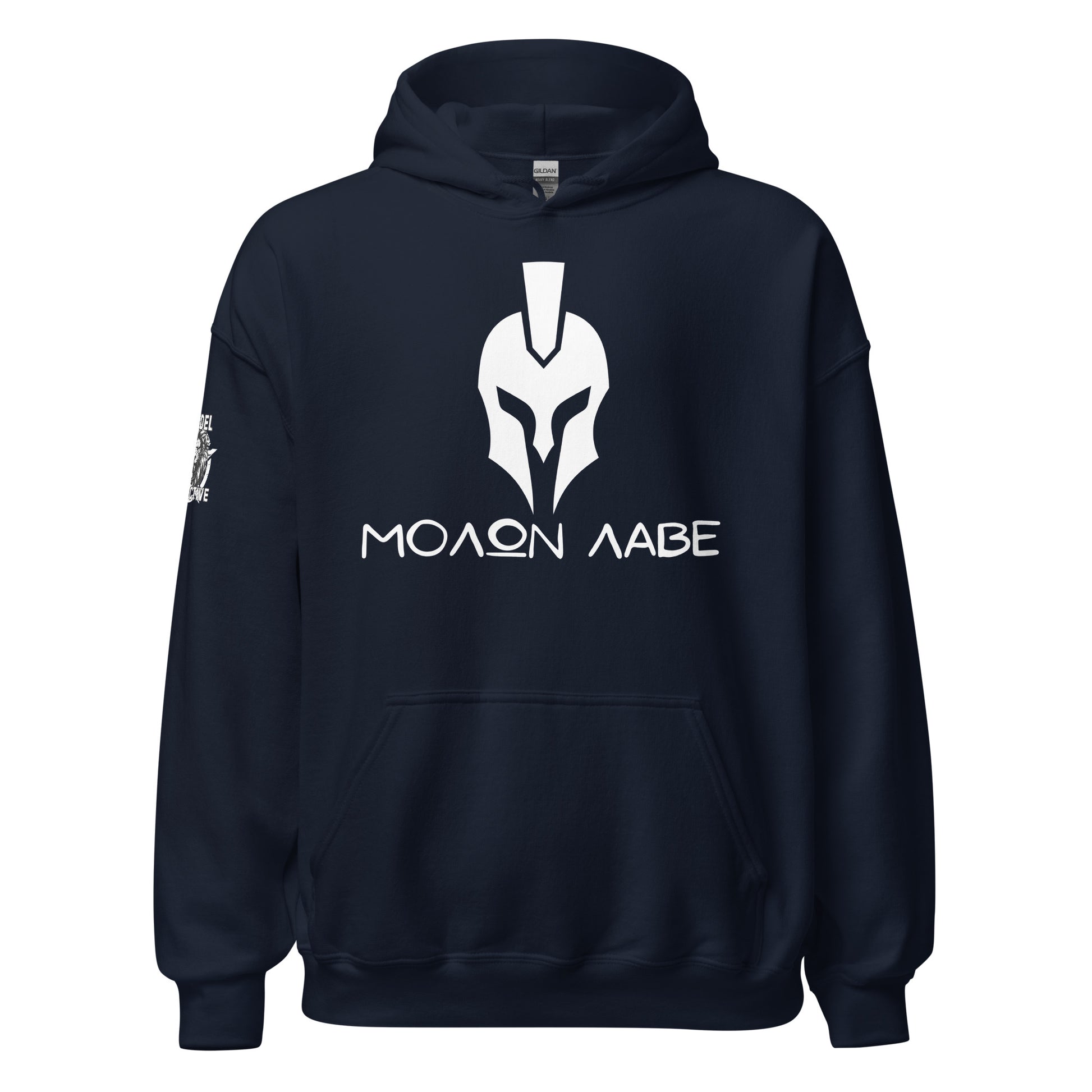 Molon Labe Spartan's Code Navy Hoodie  Infidel Collective