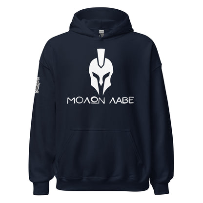 Molon Labe Spartan's Code Navy Hoodie  Infidel Collective