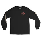 Black Full Armor American Infidel long-sleeve tee, front view