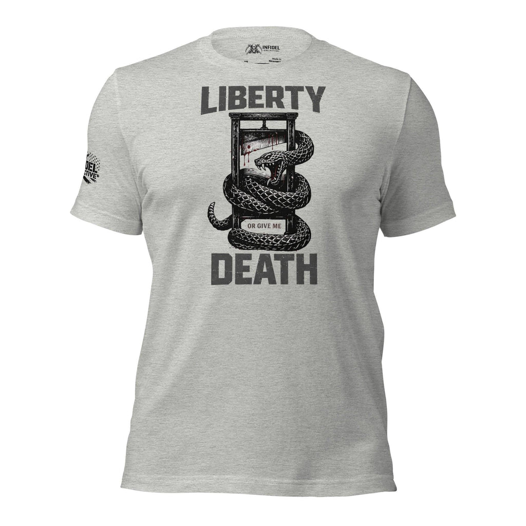 Take My Head But Not My Liberty Heather Gray Tee  Infidel Collective
