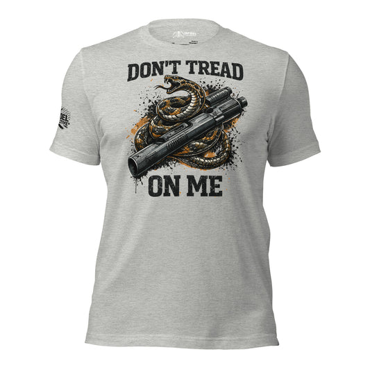 Tread On My AR15 BC Heather Gray Tee  Infidel Collective