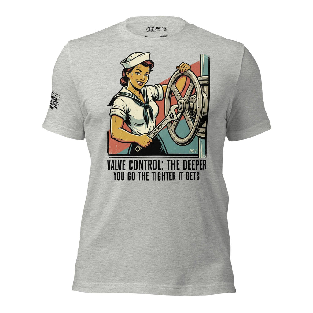 Valve Control Heather Gray T-Shirt  Infidel Collective