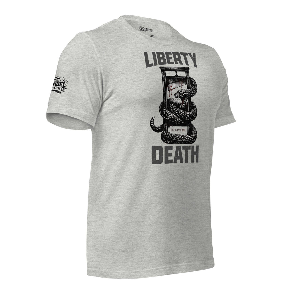 Take My Head But Not My Liberty Heather Gray Tee  Infidel Collective