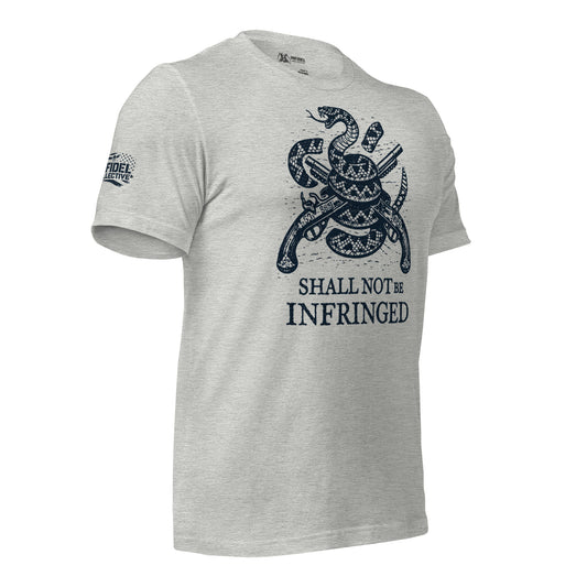 Vintage Infringed Heather Gray T-Shirt  Infidel Collective