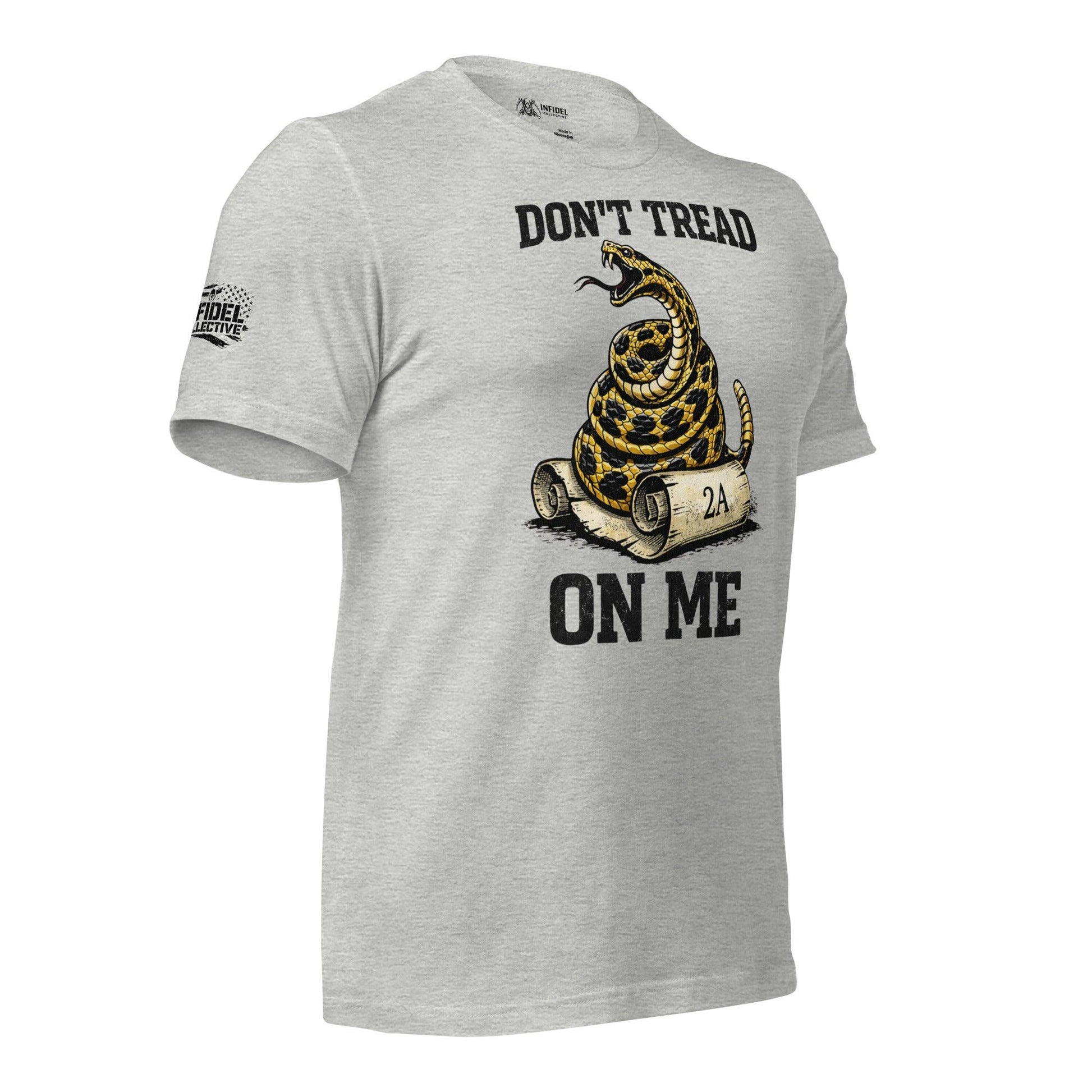 2A Don't Tread Heather Gray T-Shirt  Infidel Collective