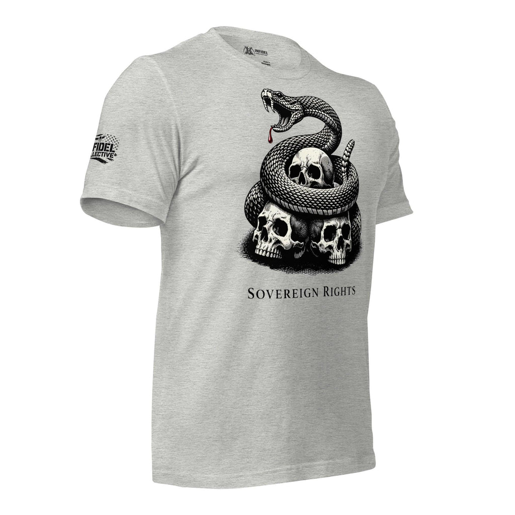 Sovereign Rights Rattlesnake Gray Tee
