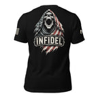 Infidel American Flag Reaper Back Print Tee