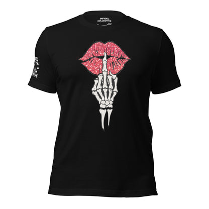 NSFW Silence & Sass with Attitude Black T-Shirt  Infidel Collective