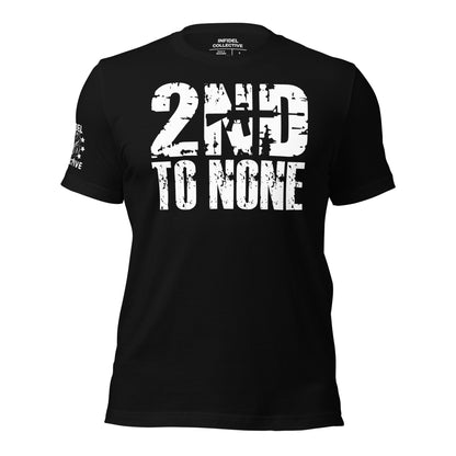 2ND TO NONE 2A Black Graphic Tee  Infidel Collective