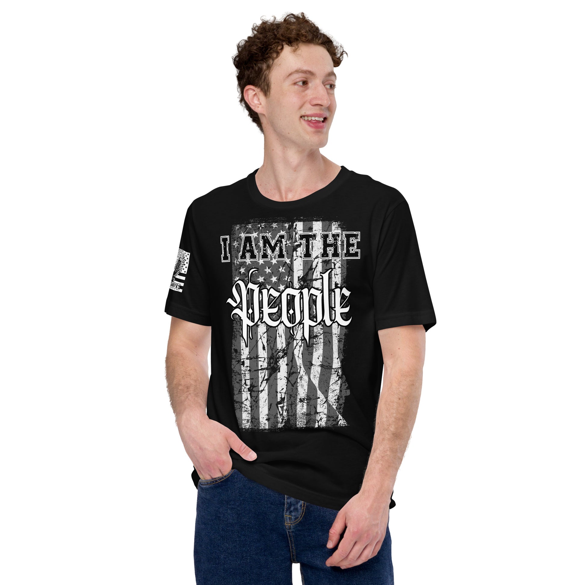 I Am the People Patriotic Flag T-Shirt  Infidel Collective
