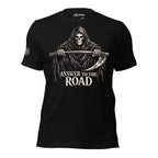 Get Right With the Road Biker Black T-Shirt – Grim Reaper's Call  Infidel Collective