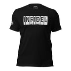 Vintage Type Infidel Badge of Honor Black T-Shirt  Infidel Collective
