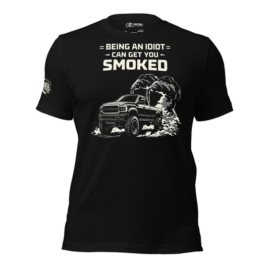 Don't Be An Idiot Black T-Shirt  Infidel Collective