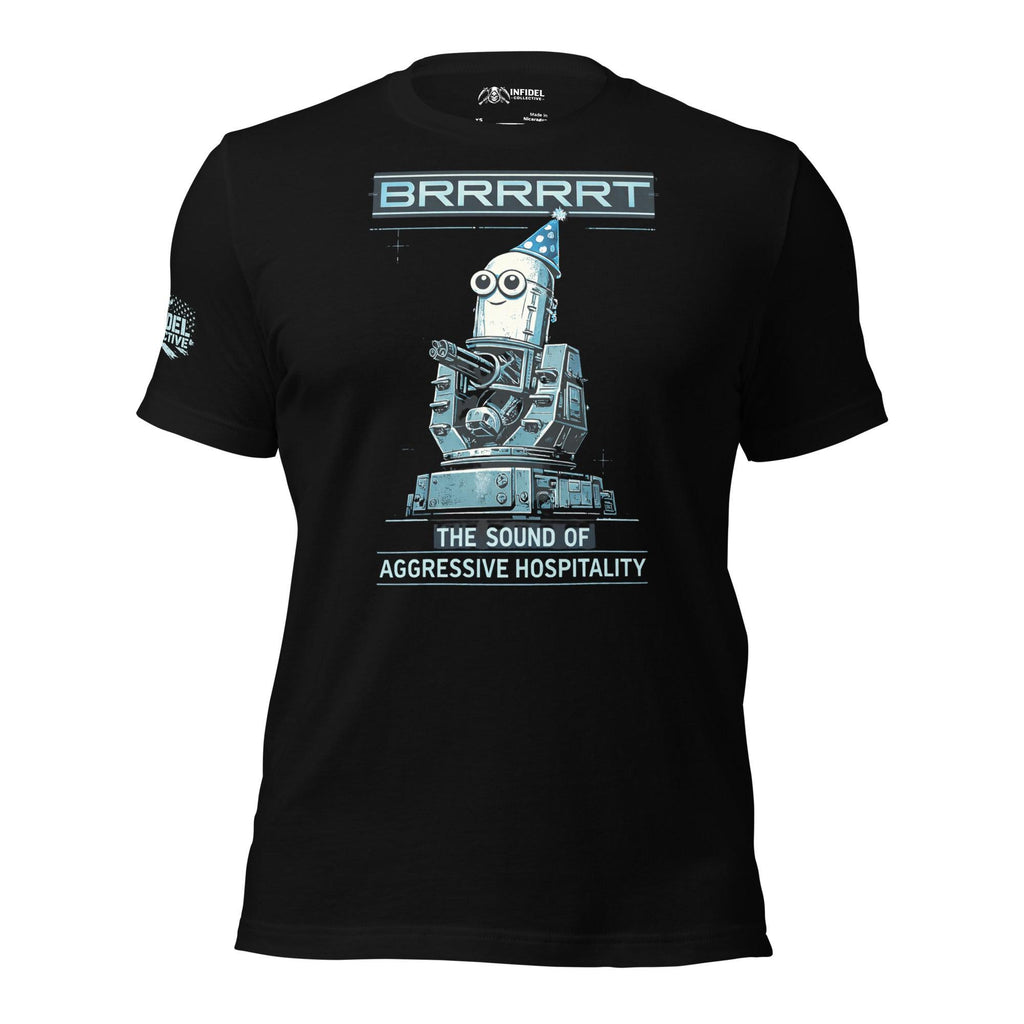 BRRRRRT Funny US Navy Black T-Shirt  Infidel Collective