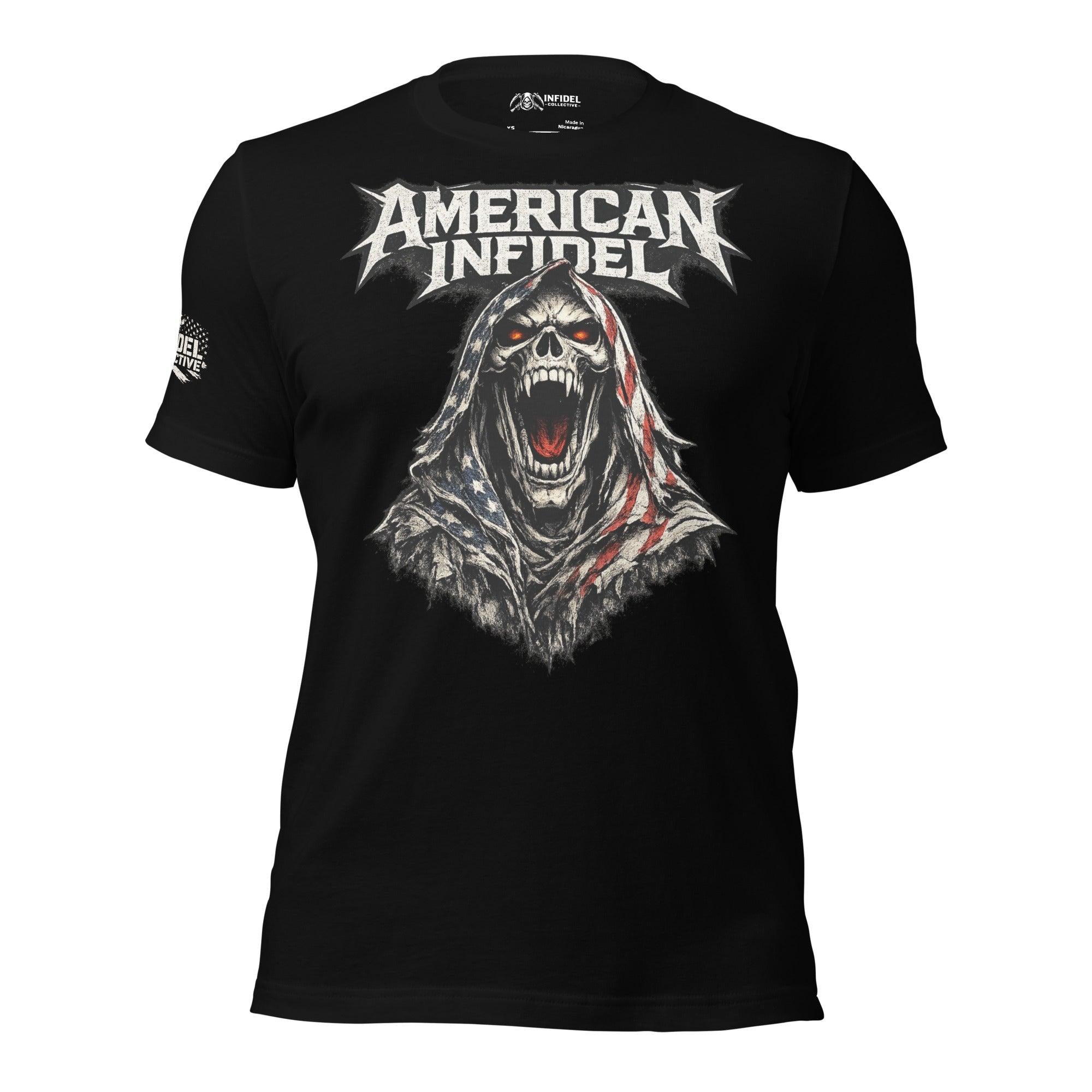 USA Infidel Black T-Shirt  Infidel Collective