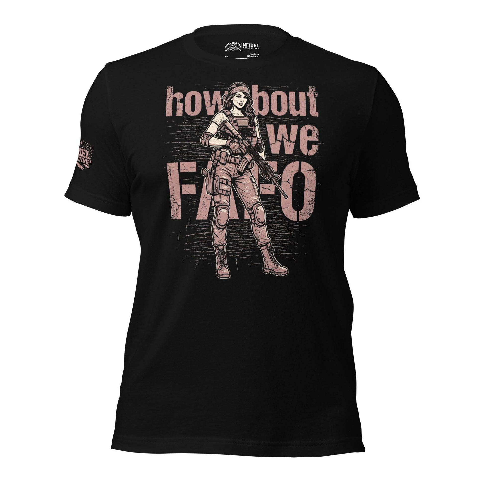 Tactical Women FAFO Too Women's Black Tee  Infidel Collective