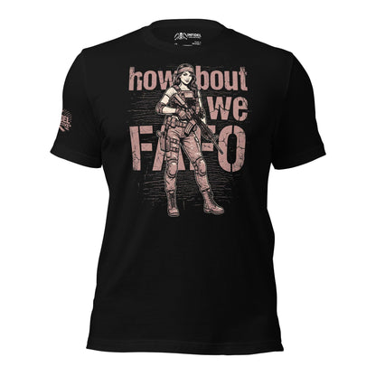 Tactical Women FAFO Too Women's Black Tee  Infidel Collective