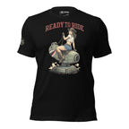 A10-Rider Ready to Ride Women's Black Tee  Infidel Collective