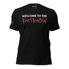 Welcome to the Shitshow Red on Black T-Shirt  Infidel Collective