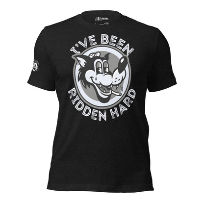 Ridden Hard Black T Shirt  Infidel Collective