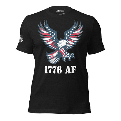 Vintage 1776 AF Black Heather T-Shirt  Infidel Collective