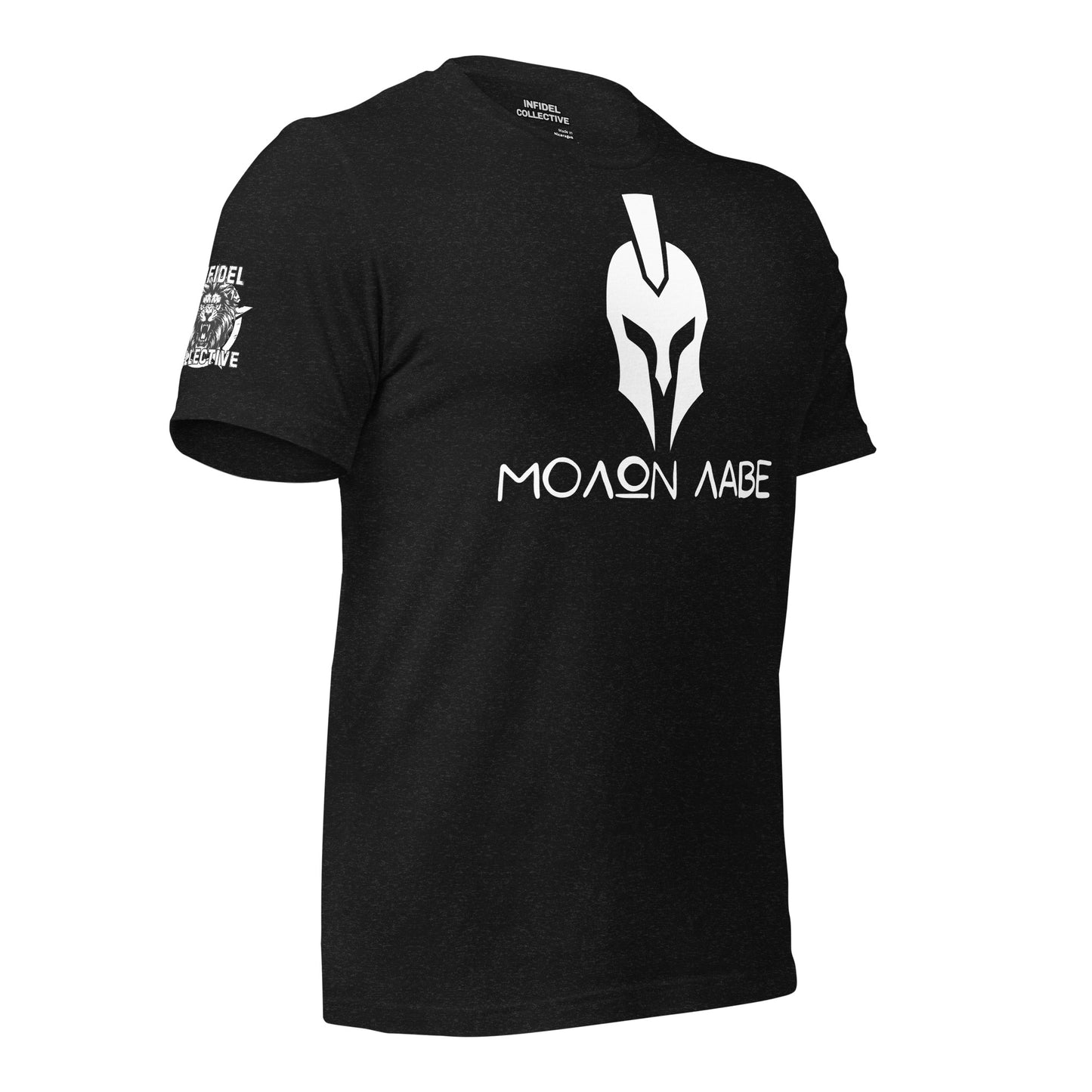 Molon Labe Black T-Shirt – Spartan's Code  Infidel Collective