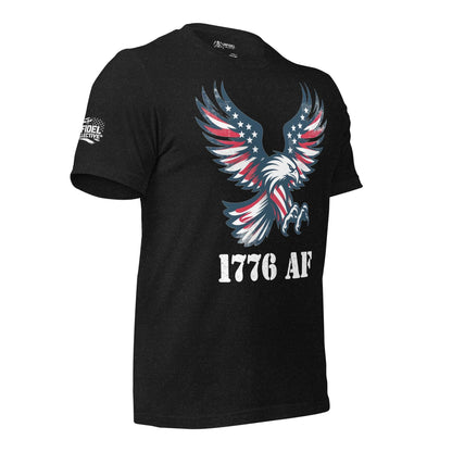 Vintage 1776 AF Black Heather T-Shirt  Infidel Collective