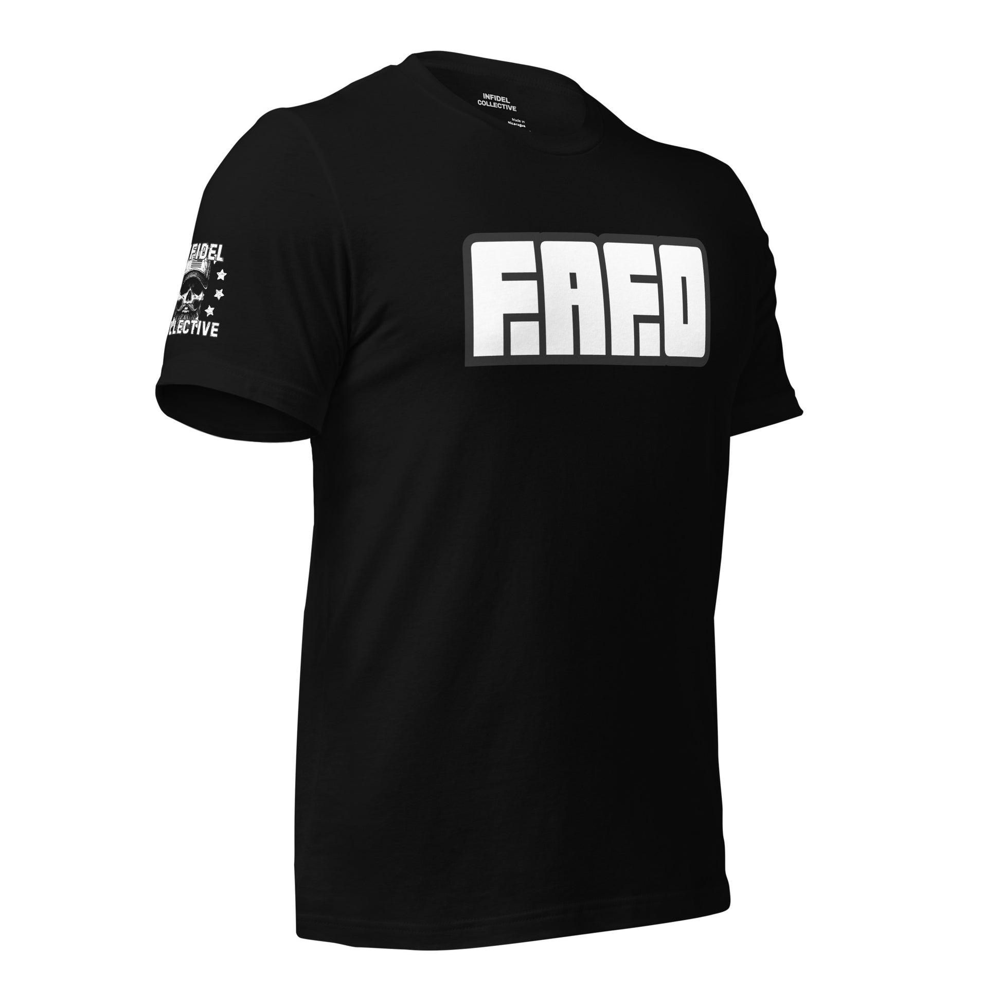 NSFW FAFO Black T Shirt With Savage Attitude  Infidel Collective