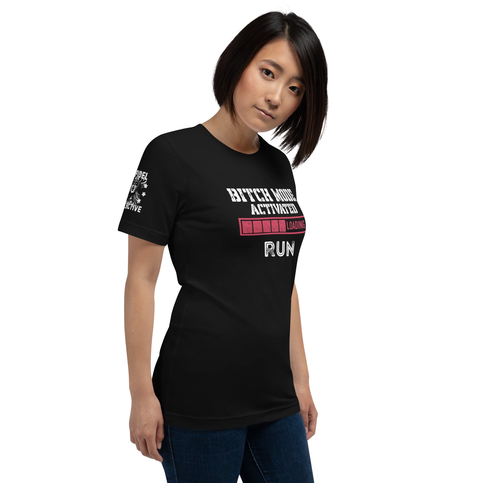 Bitch Mode Activated Black T-Shirt – Funny NSFW Graphic Tee for Women  Infidel Collective