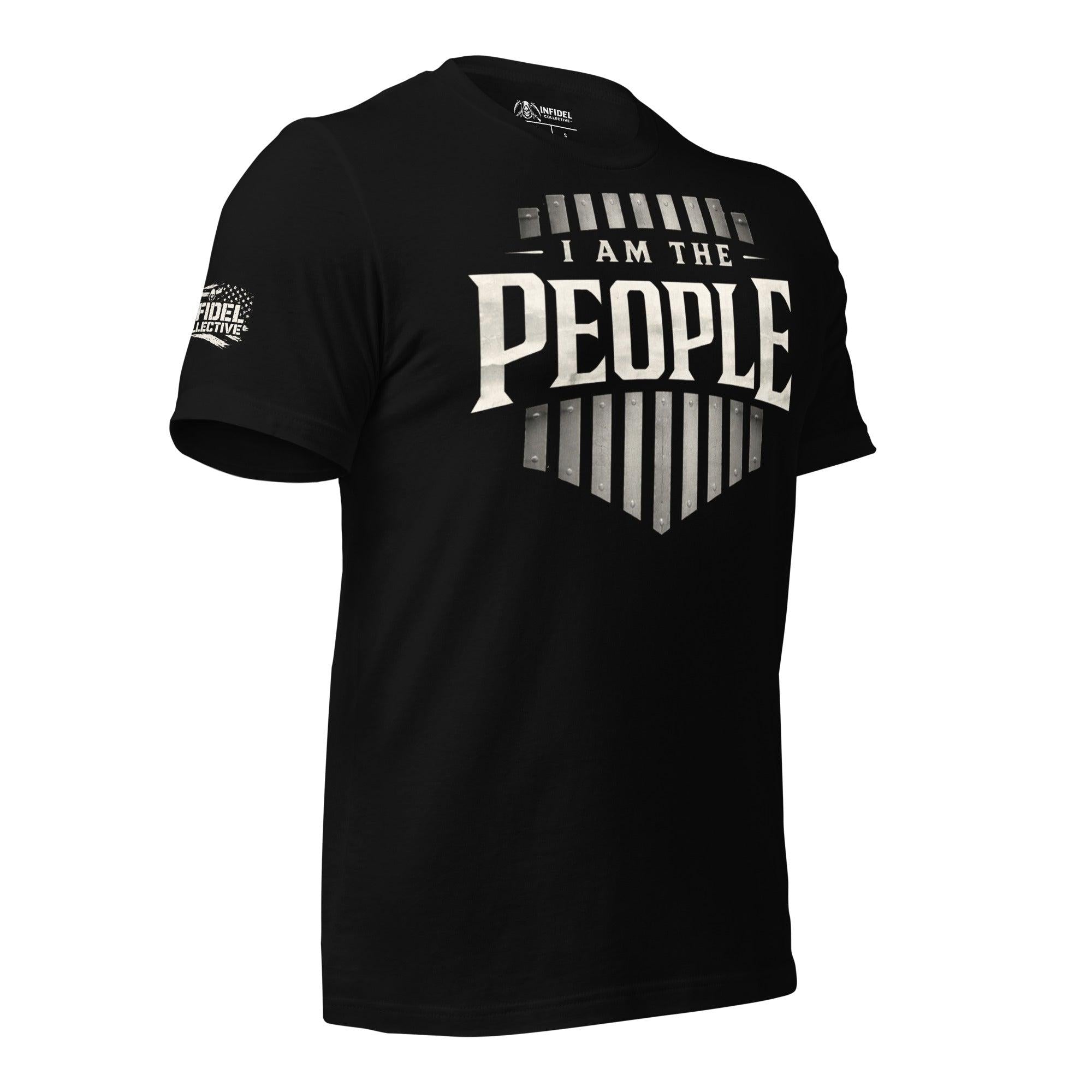 I Am The People Steel Black Tee  Infidel Collective