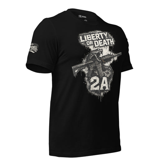 2A Snake Attack Black T-Shirt  Infidel Collective