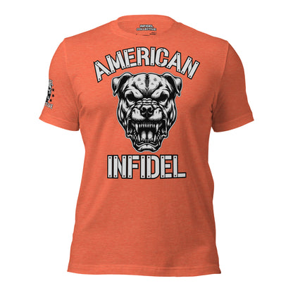 American Infidel Graphic Tee Orange T-Shirt  Infidel Collective
