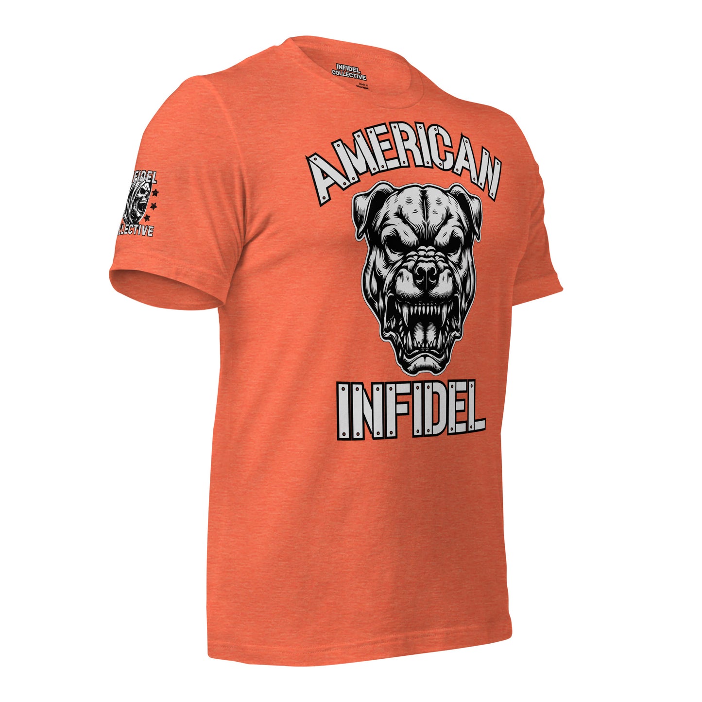 American Infidel Graphic Tee Orange T-Shirt  Infidel Collective