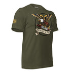 Vintage Forged In Fire Military Green Tee  Infidel Collective