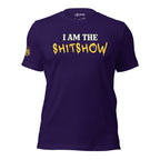 I Am The Shitshow Yellow on Purple T-Shirt  Infidel Collective