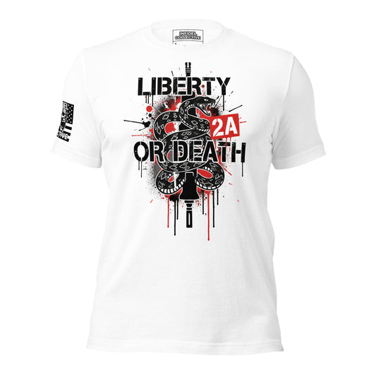 2A Liberty or Death White T-Shirt
