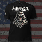 USA Infidel reaper graphic black tee from Infidel Collective
