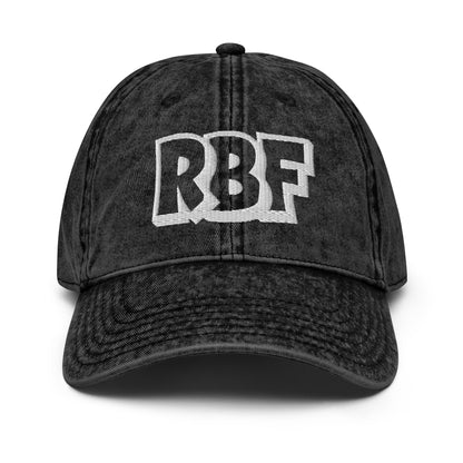 Black RBF Vintage Baseball Cap – Resting Bitch Face Hat for Women Infidel Collective