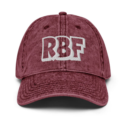 Maroon RBF Vintage Baseball Cap – Resting Bitch Face Hat for Women Infidel Collective