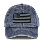 Vintage Tactical Old Glory Black & Grey USA Flag on 6 Colors of Hats  Infidel Collective